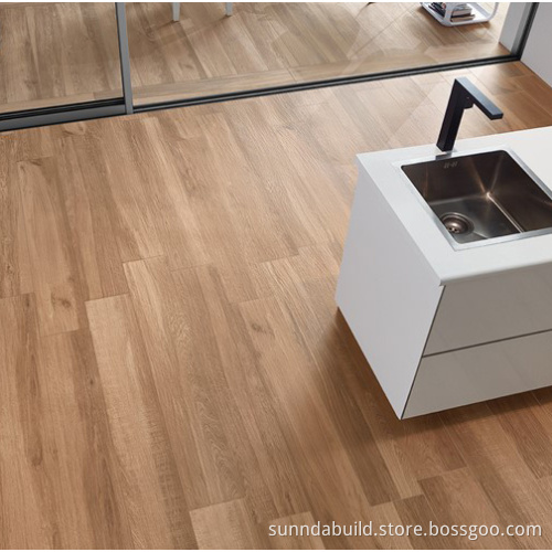 unbreakable discontinued inkjet printed ceramic wood texture design anti-skidding floor tiles